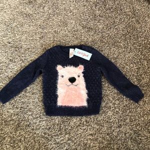 Girls Llama Sweater